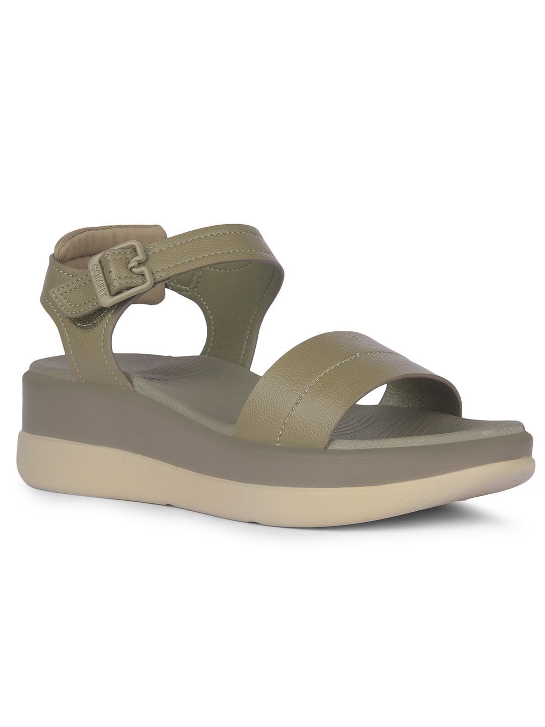 Bata comfit PU Flatform Sandals-picture-15