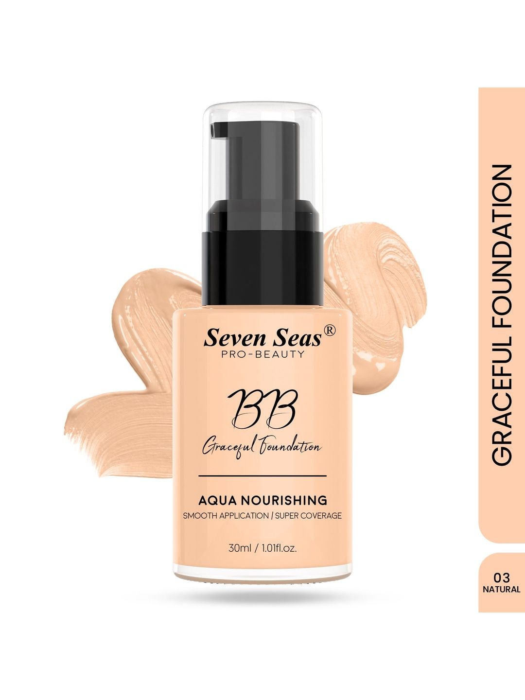 Seven Seas BB Graceful Foundation - 30 ml - Natural-03-picture-32