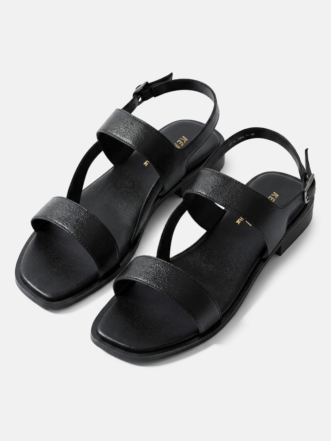 Kenneth Cole Women Leather Open Toe Flats-picture-16