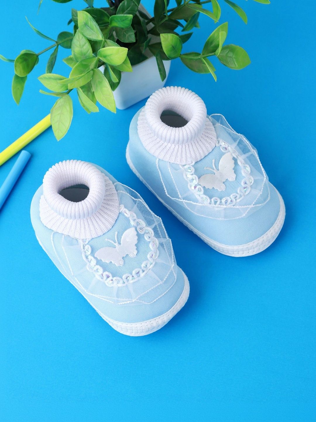 KIDSUN Unisex Kids Cotton Booties-picture-44