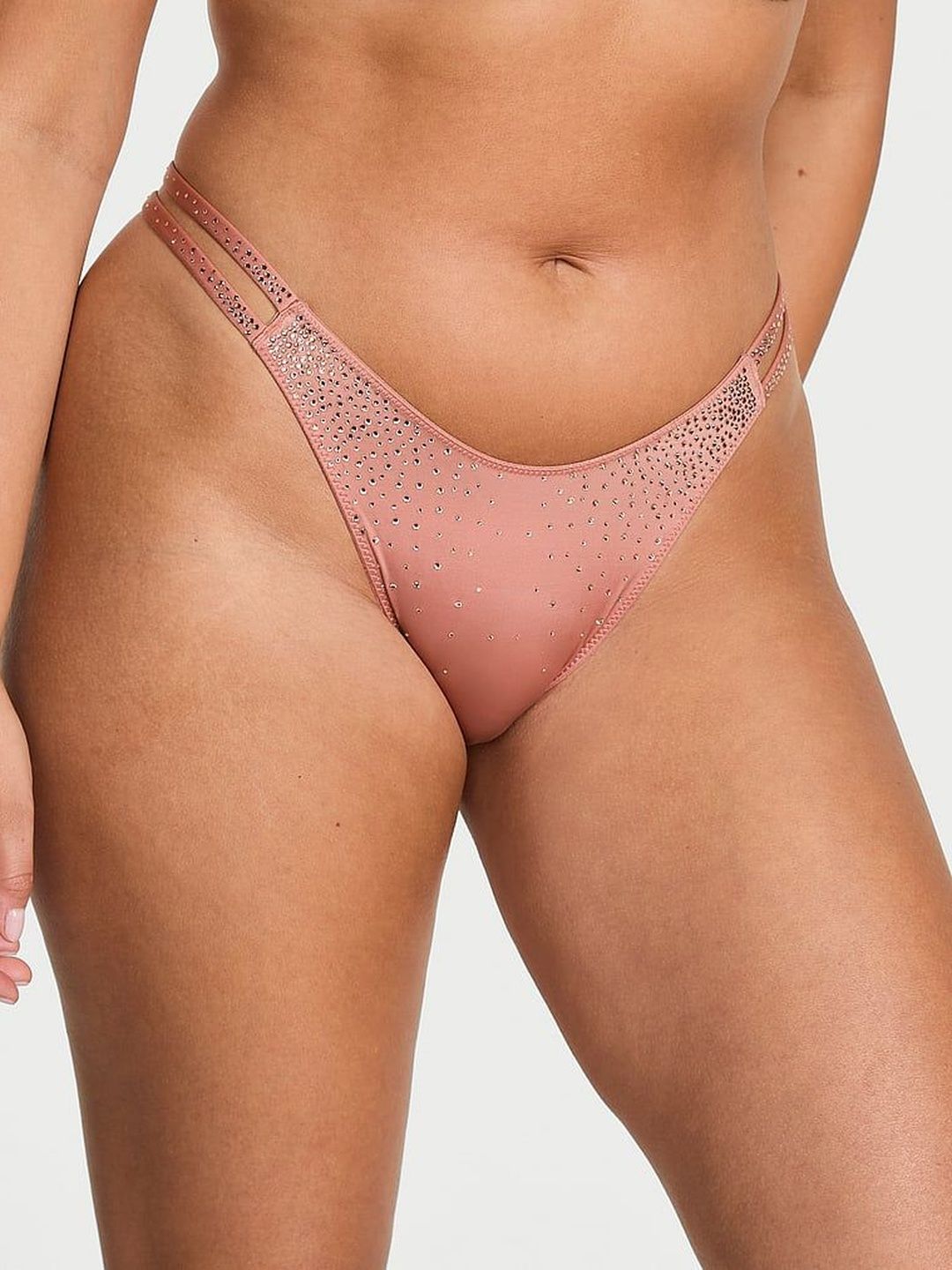 Victoria's Secret Women Self Design Thongs-picture-27