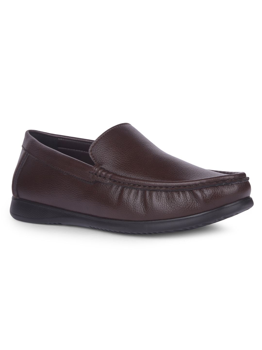 Bata Men Textured Loafers-picture-56