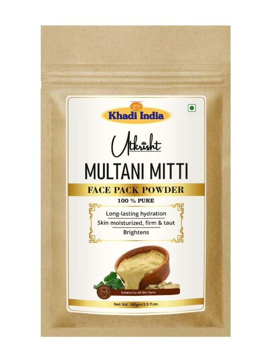 Utkrisht Multani Mitti Face Pack Powder - 100 g-picture-20