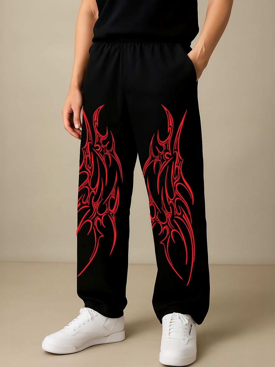 ZEN1 FASHION Men Regular Fit Graphic Print Track Pants-image-32