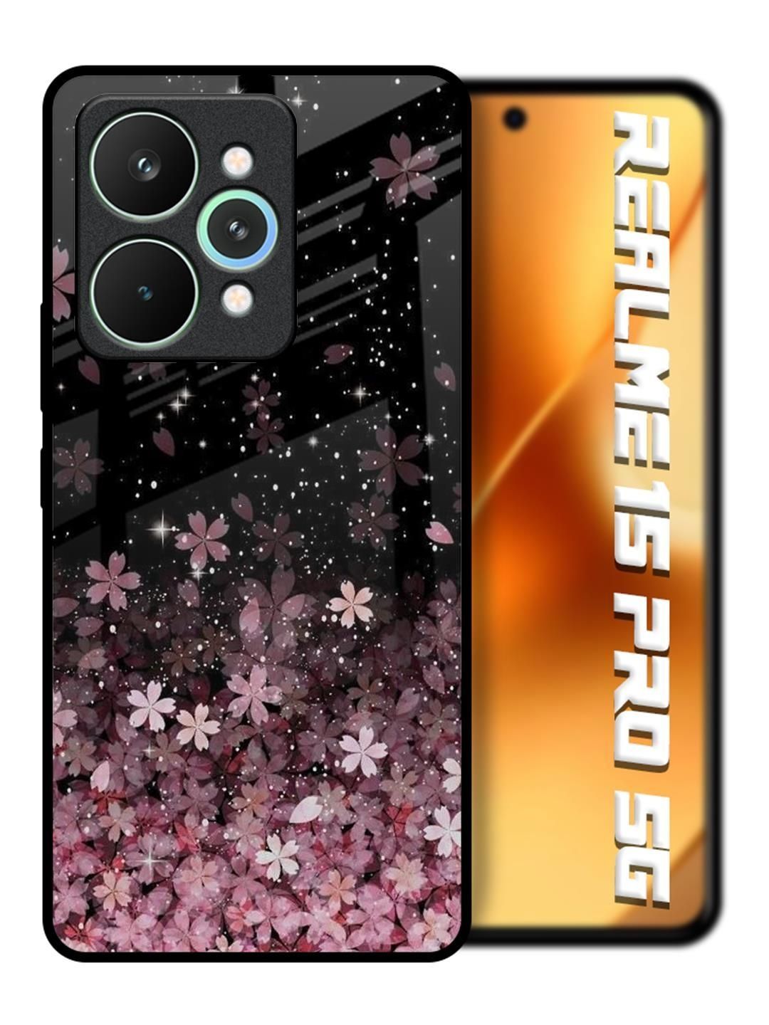 QRIOH Floral Printed Realme 15 Pro 5G Back Case Mobile Accessories-picture-13