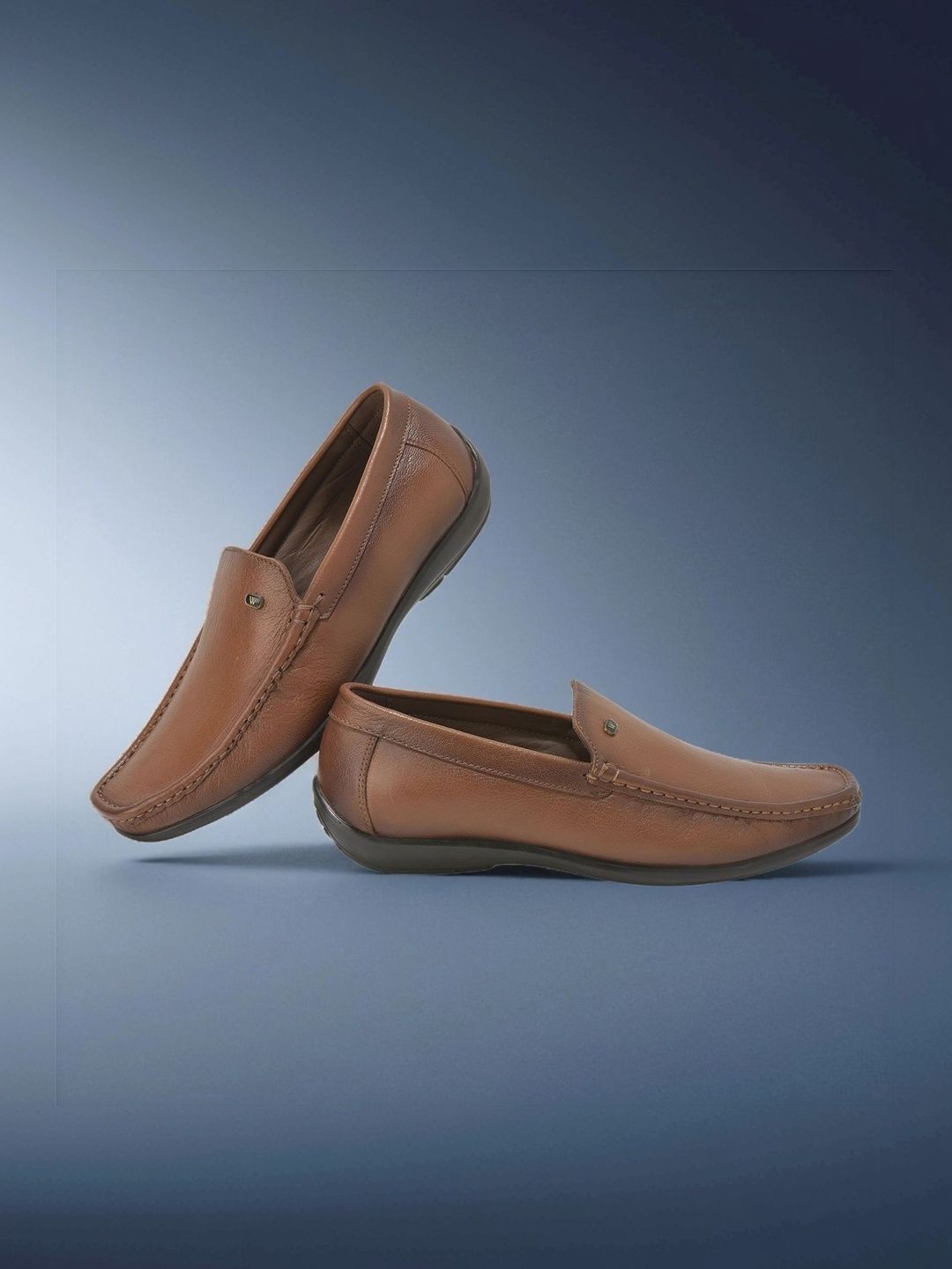 Woodland Men Leather Formal Loafers-image-49