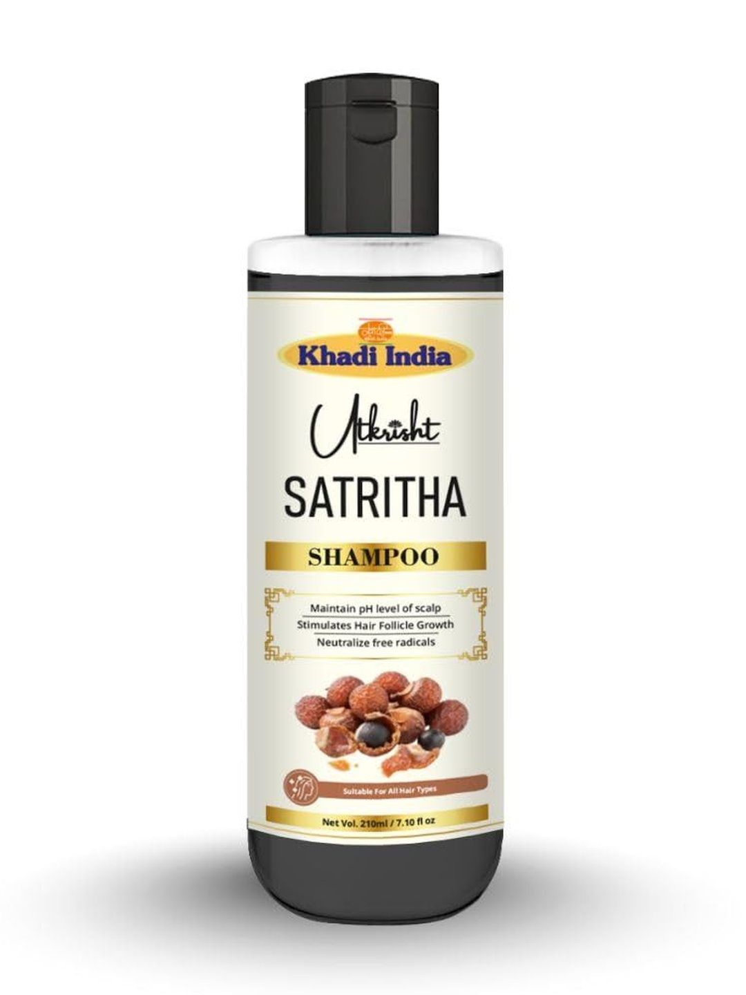 Utkrisht Khadi Satritha Hair Shampoo - 210 ml-picture-58