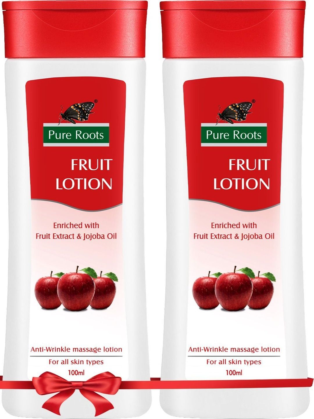 pure roots Set Of 2 Fruit Body Lotions - 100 ml Each-picture-17