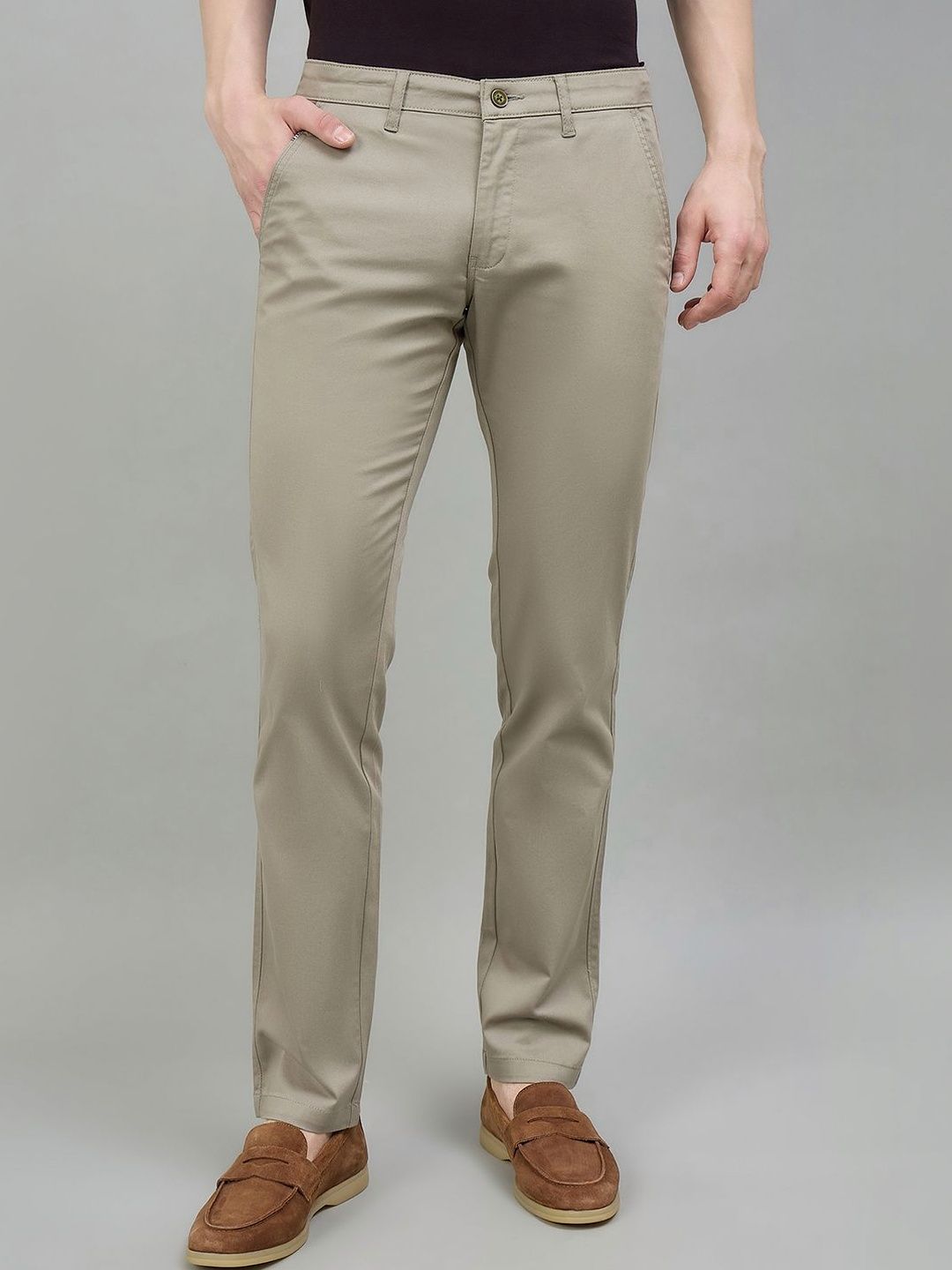 Duke Men Slim Fit Chinos Trousers