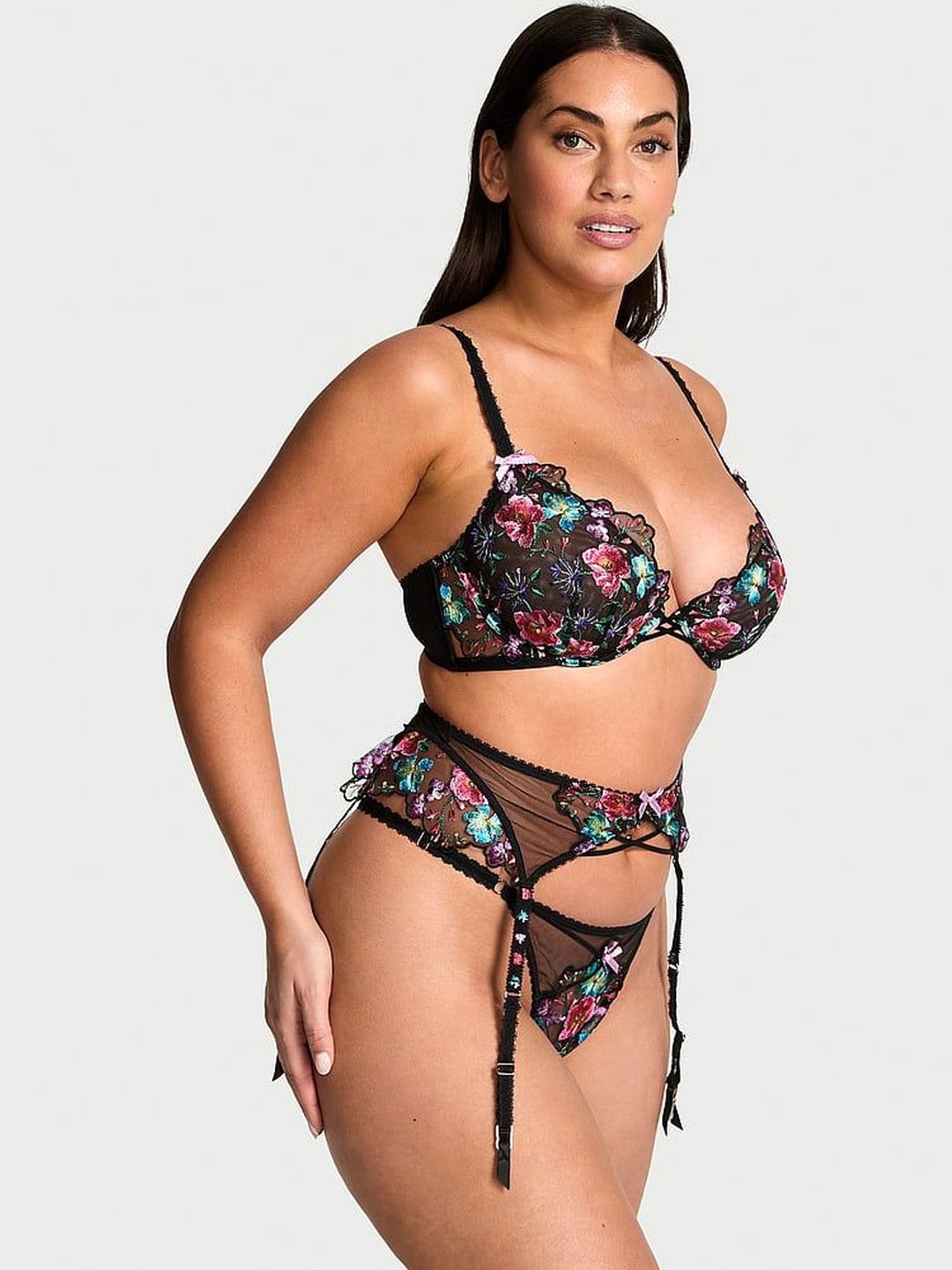 Victoria's Secret Women Printed Lace Basic Briefs-picture-13