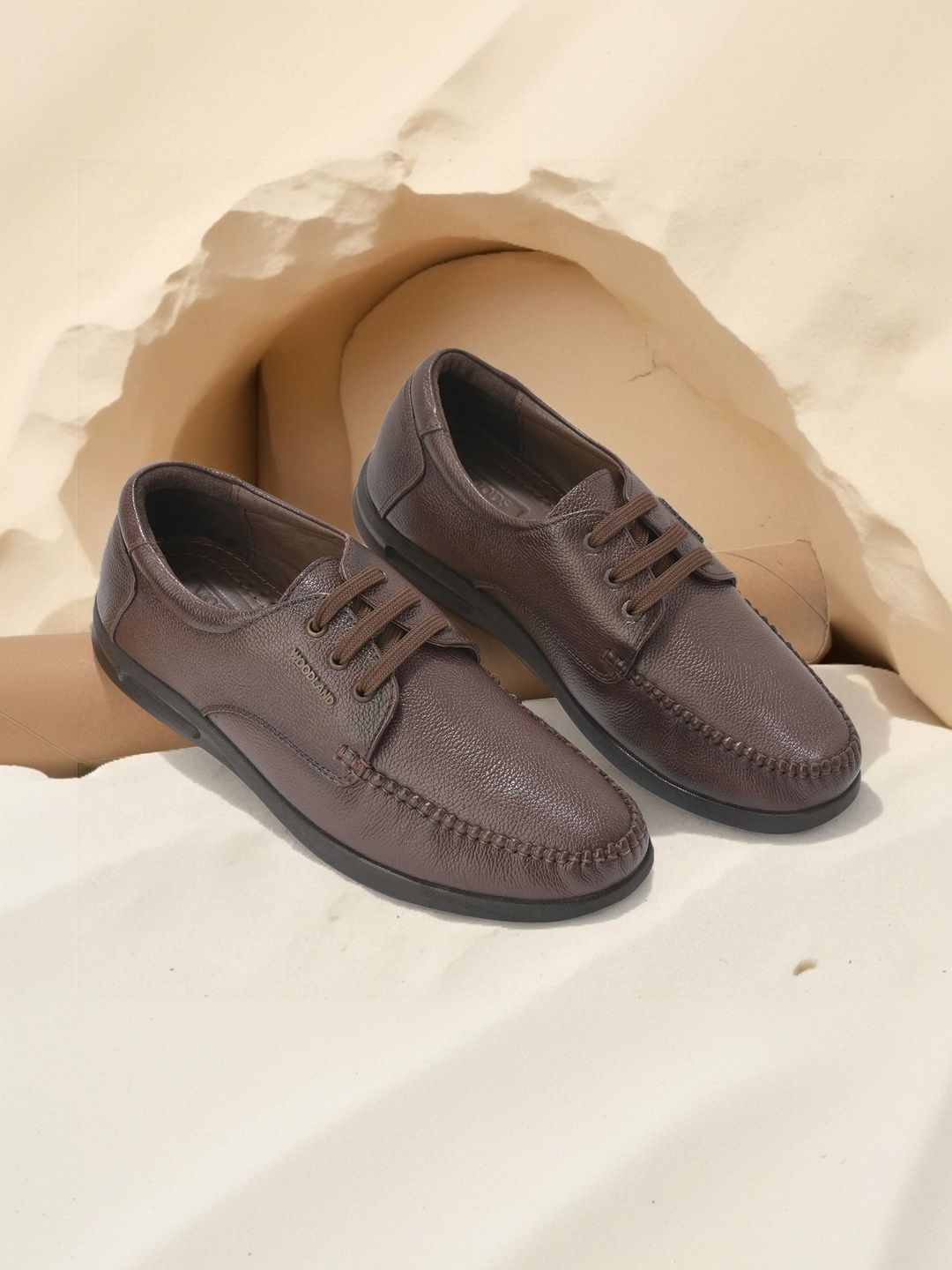 Woodland Men Leather Formal Derbys-picture-21