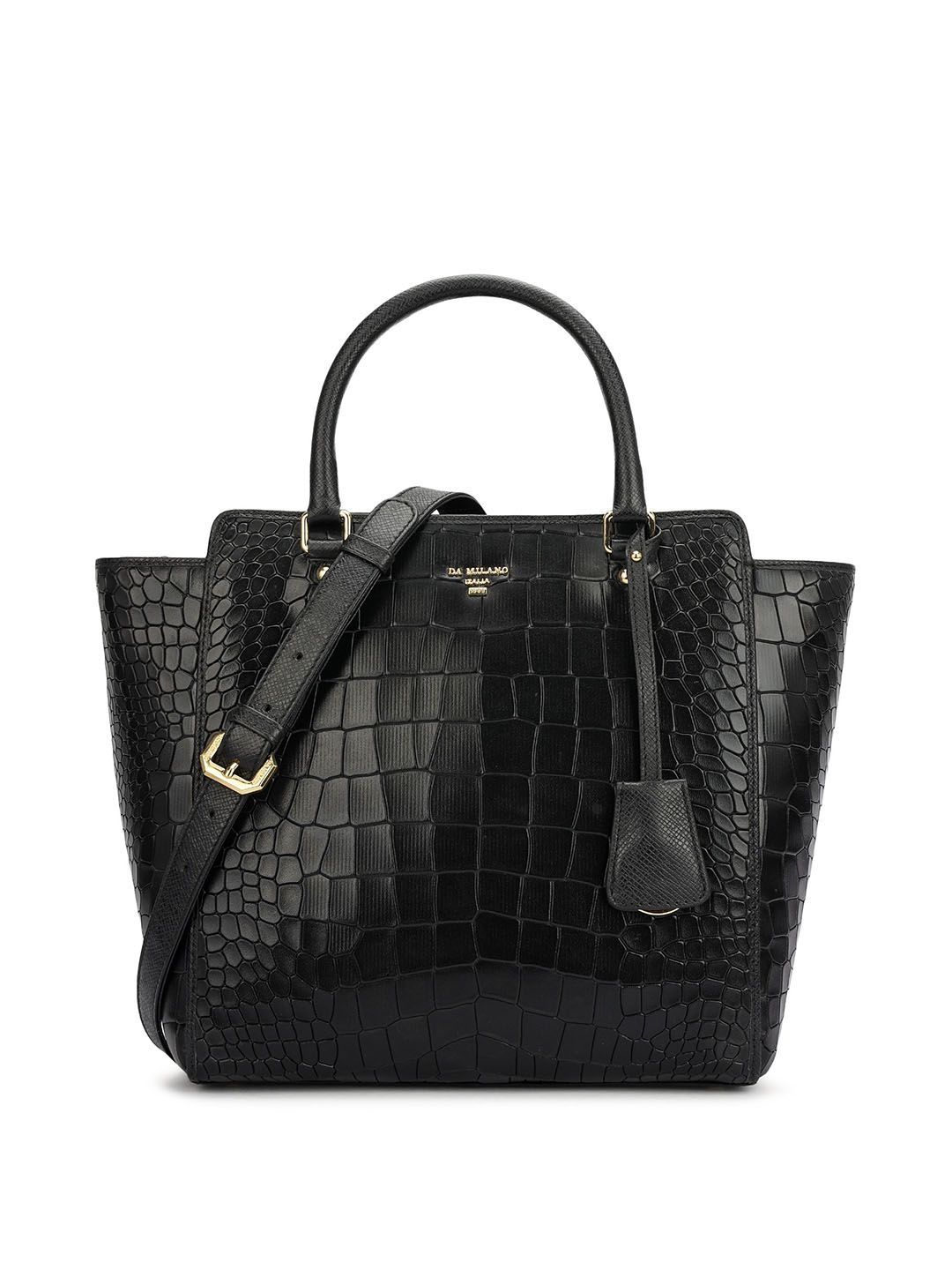 Da Milano Textured Leather Structured Handheld Bag-picture-42