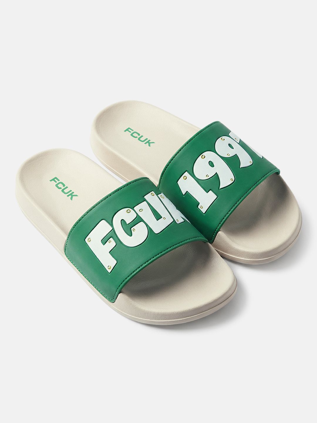 FCUK Men Brand Logo Printed Sliders-image-38
