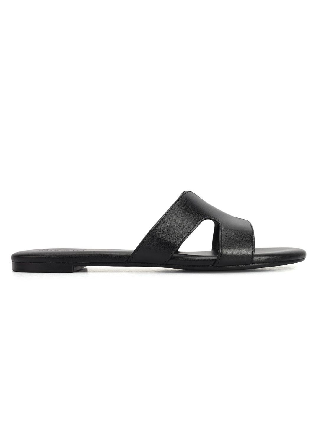 ROSSO BRUNELLO Open Toe Leather Flats-picture-43