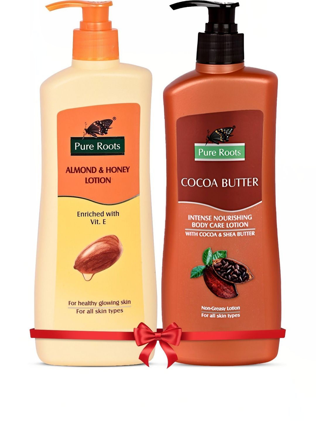 pure roots Set Of 2 Almond & Cocoa Butter Body Lotions - 400 ml Each-picture-18