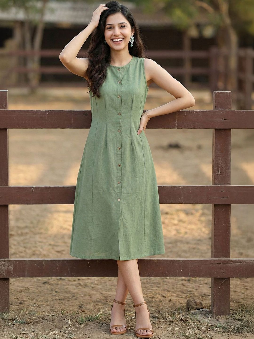 Anouk Rustic Anouk Rustic A-Line Dress
