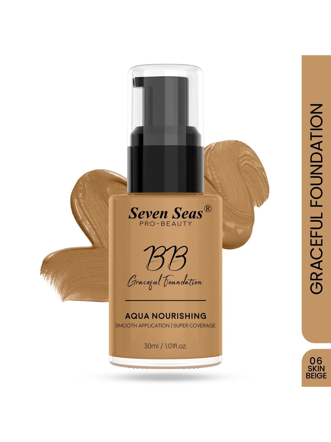 Seven Seas BB Graceful Foundation - 30 ml - Skin Beige-06-picture-31