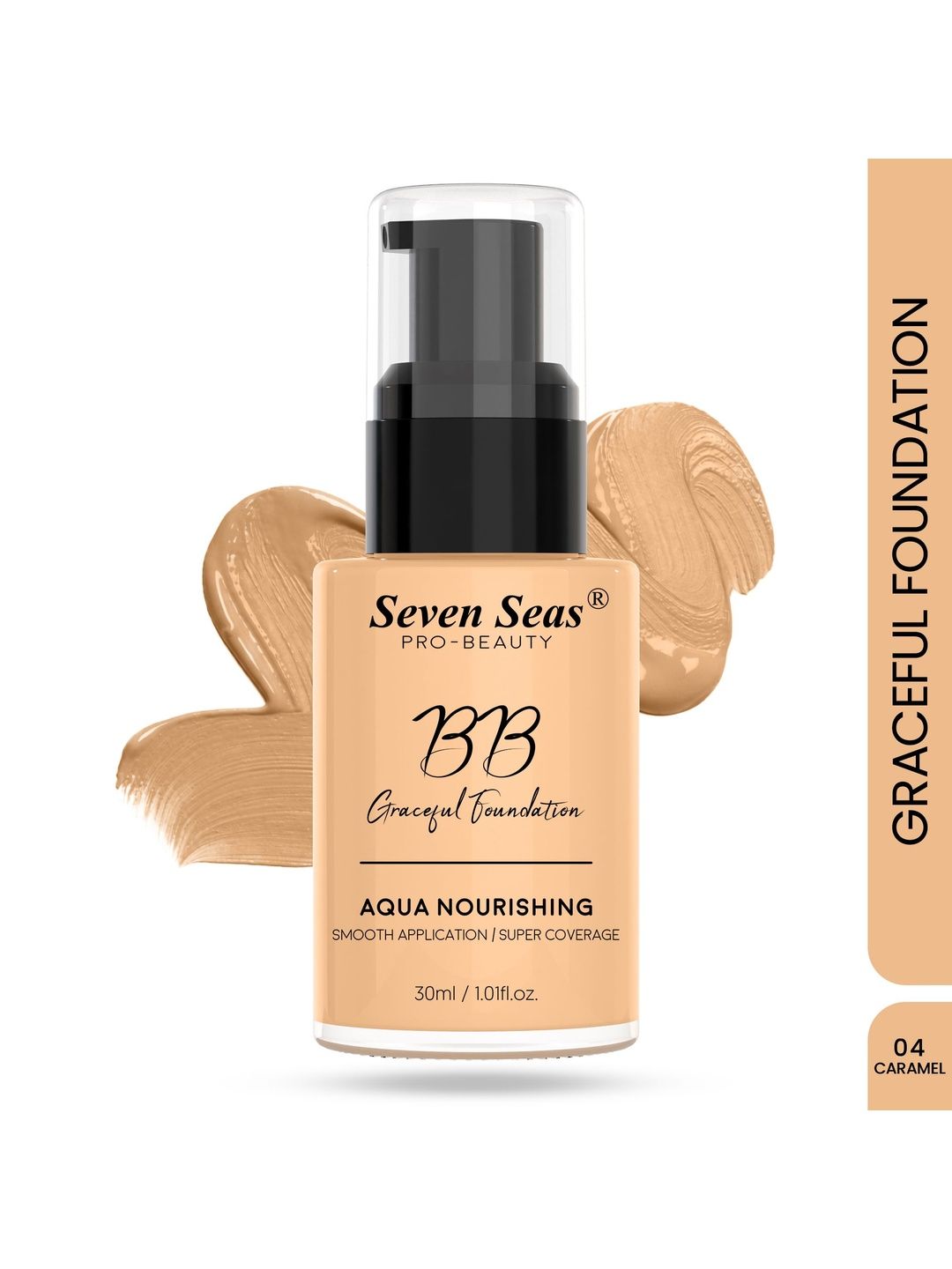 Seven Seas BB Graceful Foundation - 30 ml - Caramel-04-image-24