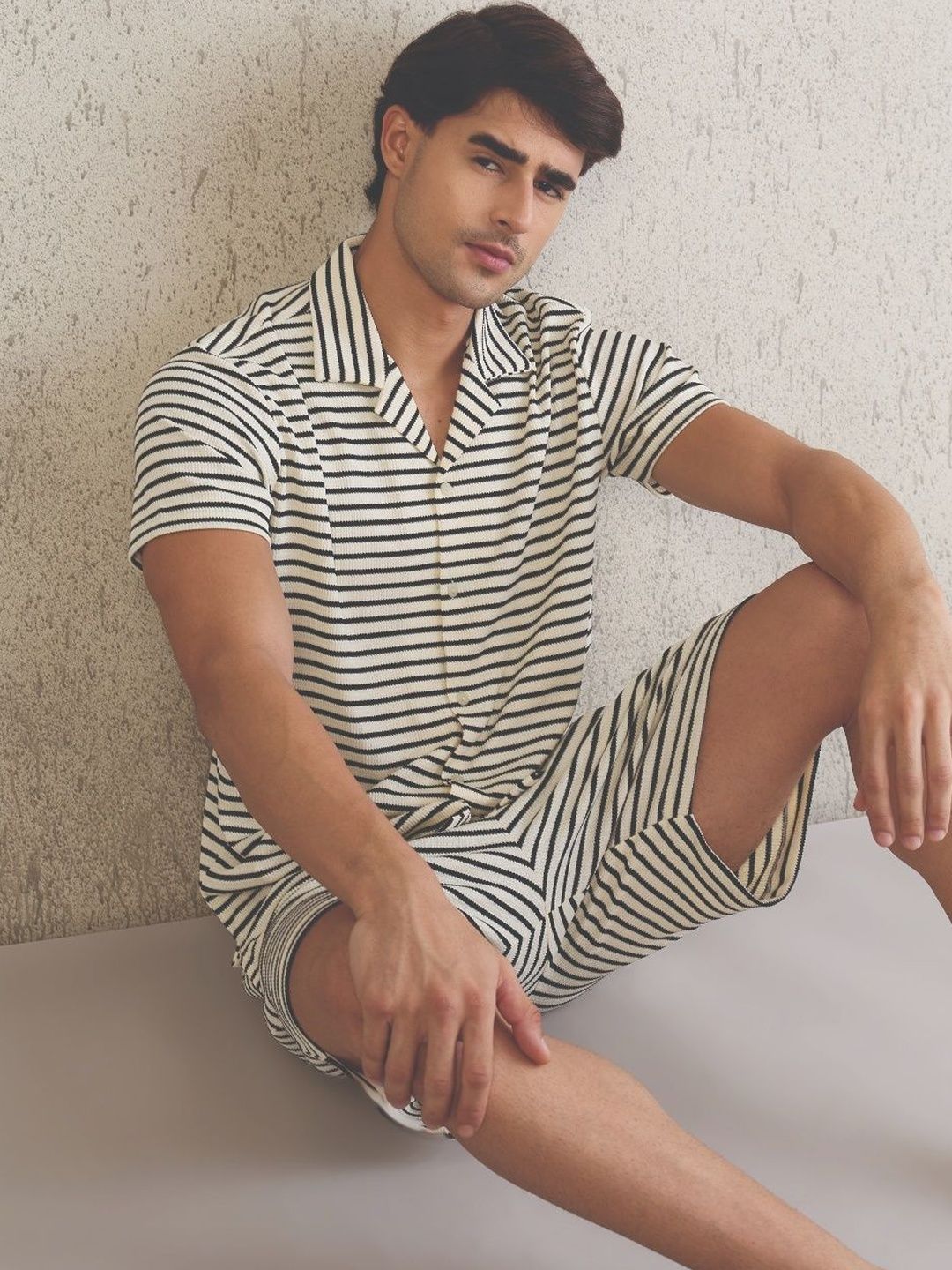 Sweet Dreams Men Striped Night suit-picture-33