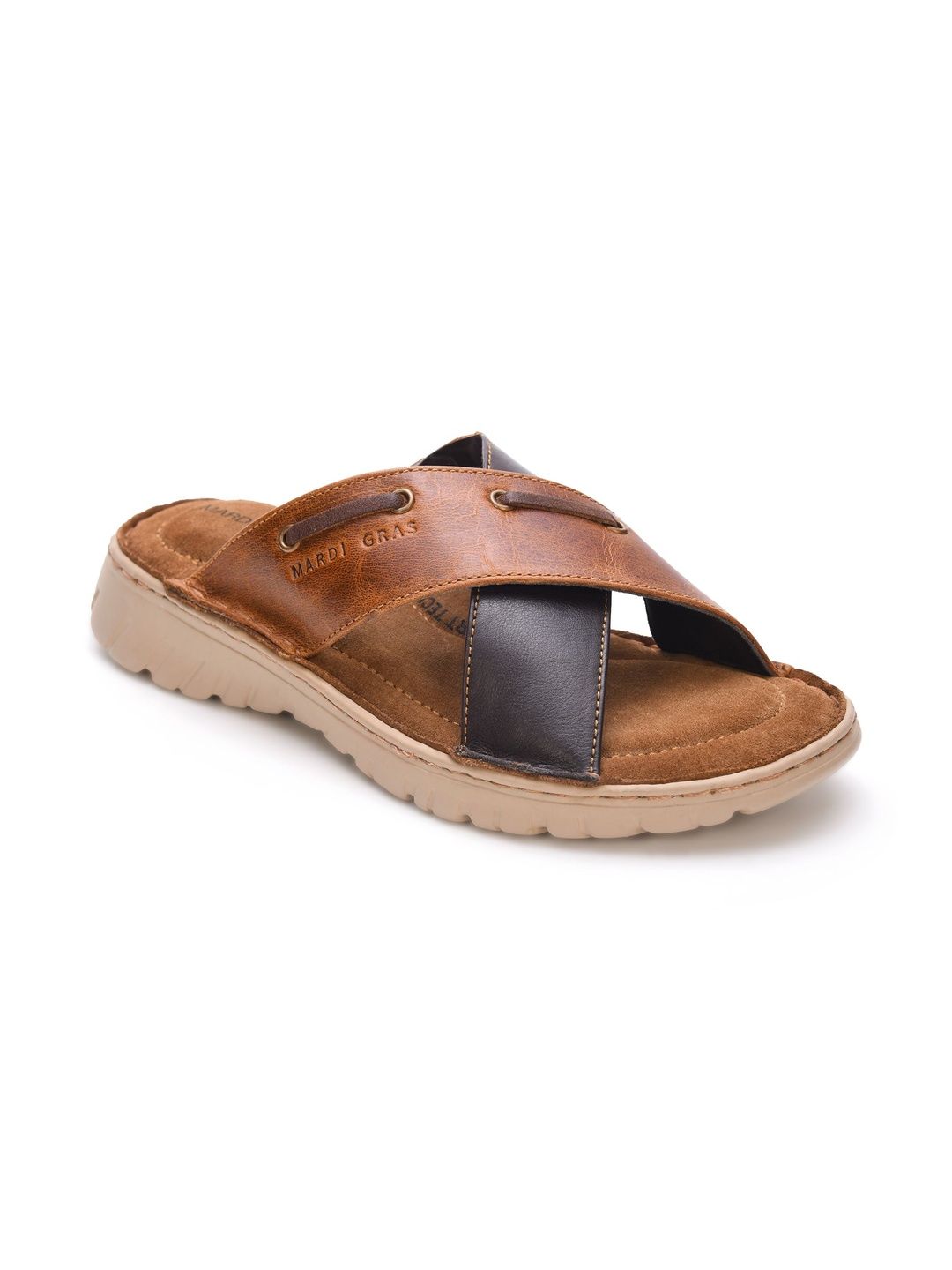Mardi Gras Men Colourblocked Slip-On-image-12