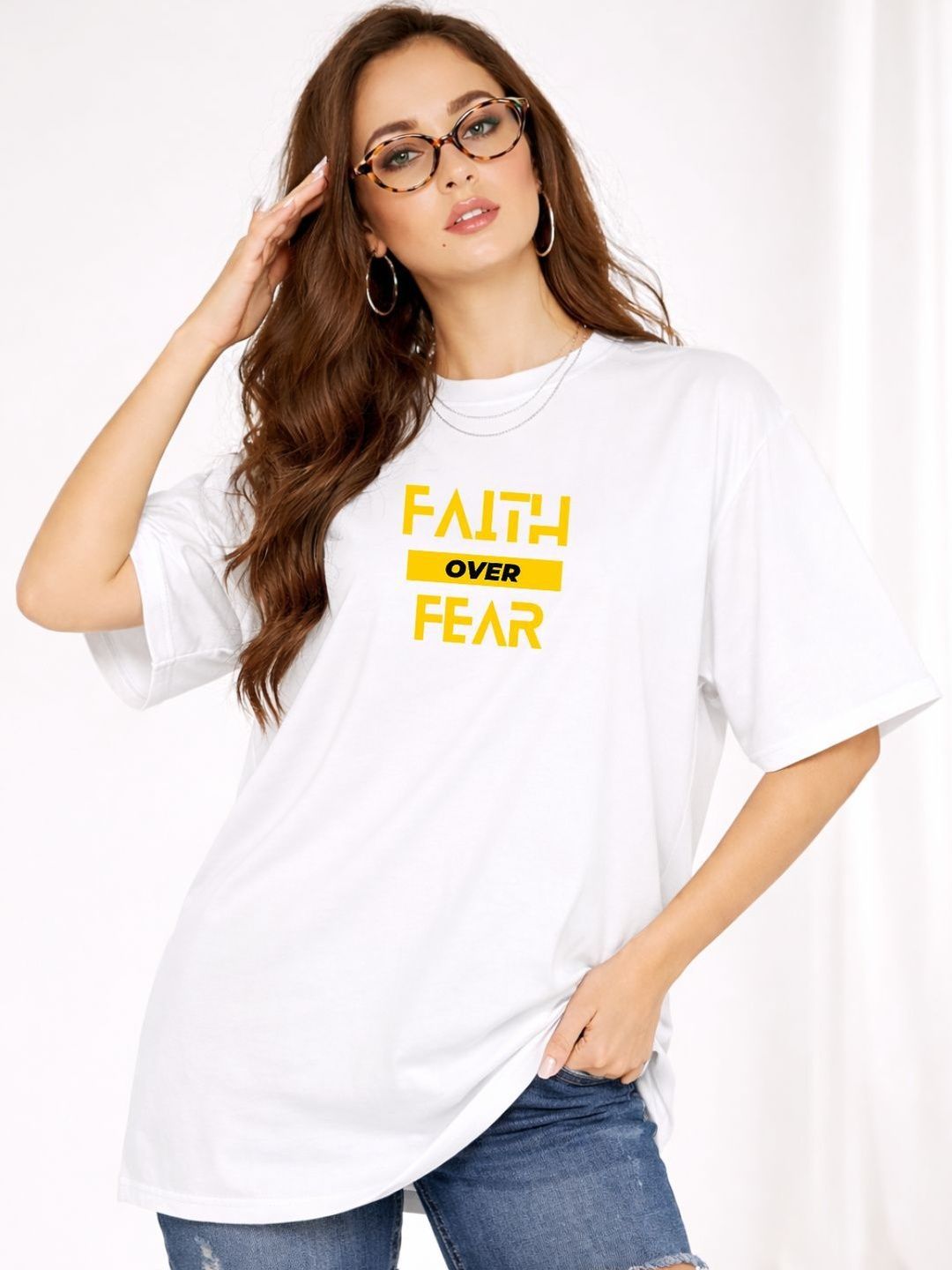 Moda Rapido Women Typography Printed T-shirt-picture-21