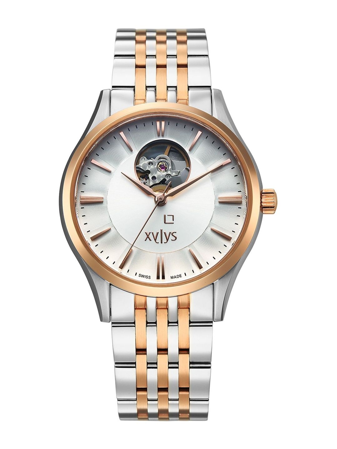 Xylys Men Dial & Stainless Steel Bracelet Straps Glow in the Dark Automatic Motion Watch-picture-10