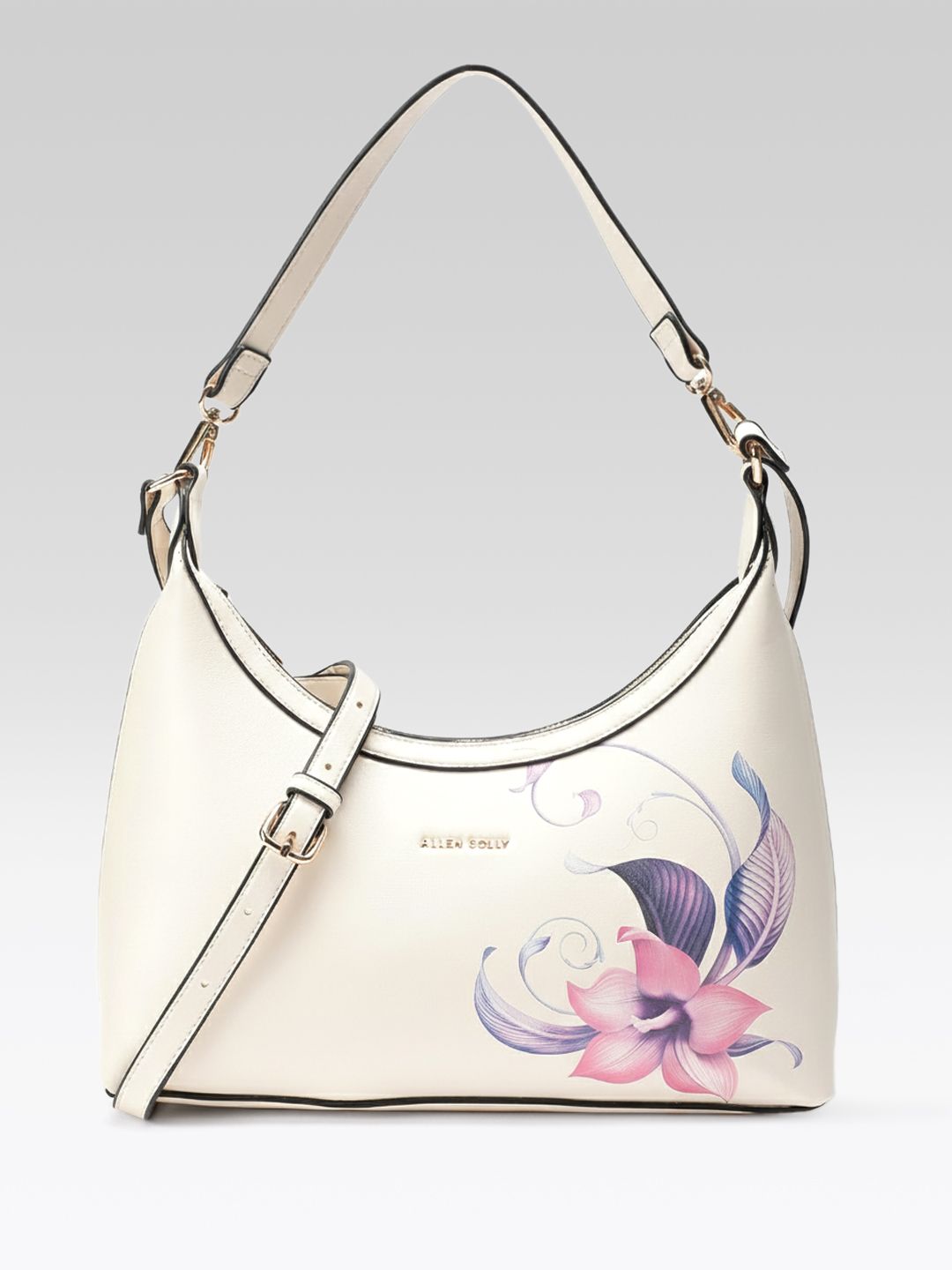 Allen Solly Floral Printed PU Structured Shoulder Bag-picture-44