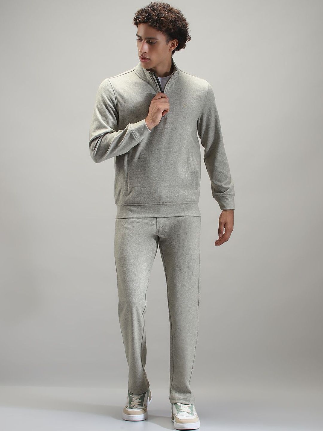 Monte Carlo Men Self Design Mock Collar Tracksuits-picture-51