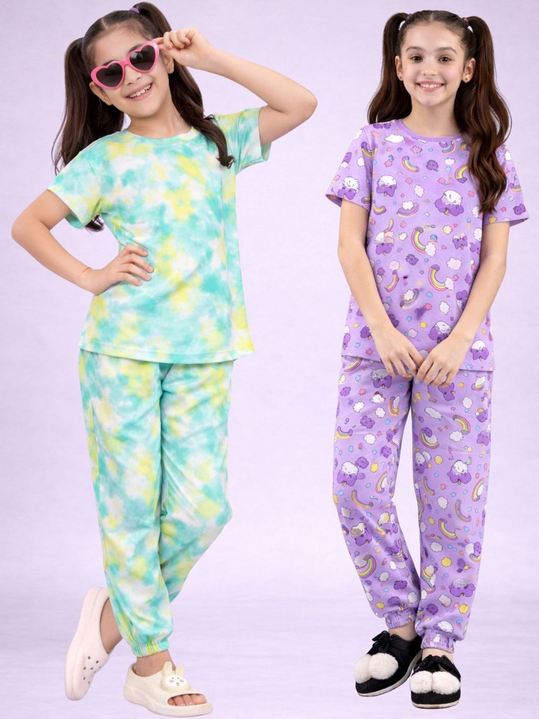 BAESD Girls Printed Maxi Nightdress-image-14