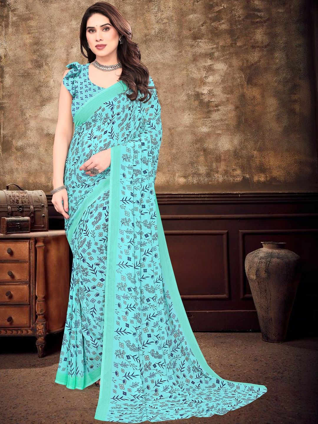 SHUBHSWAR Pure Georgette Fashion Saree-picture-47