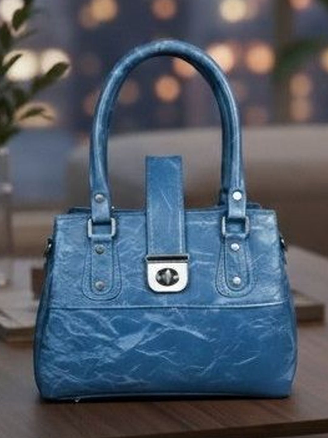 Elecsera Textured Structured Handheld Bag with Quilted-picture-20