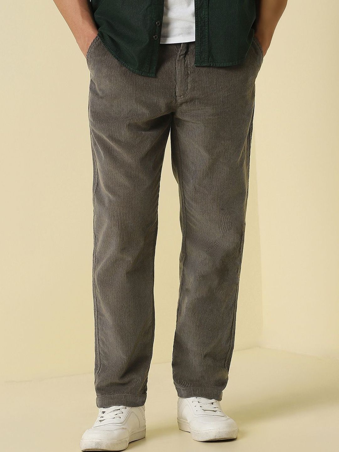Allen Solly Men Pleated Trousers-picture-43