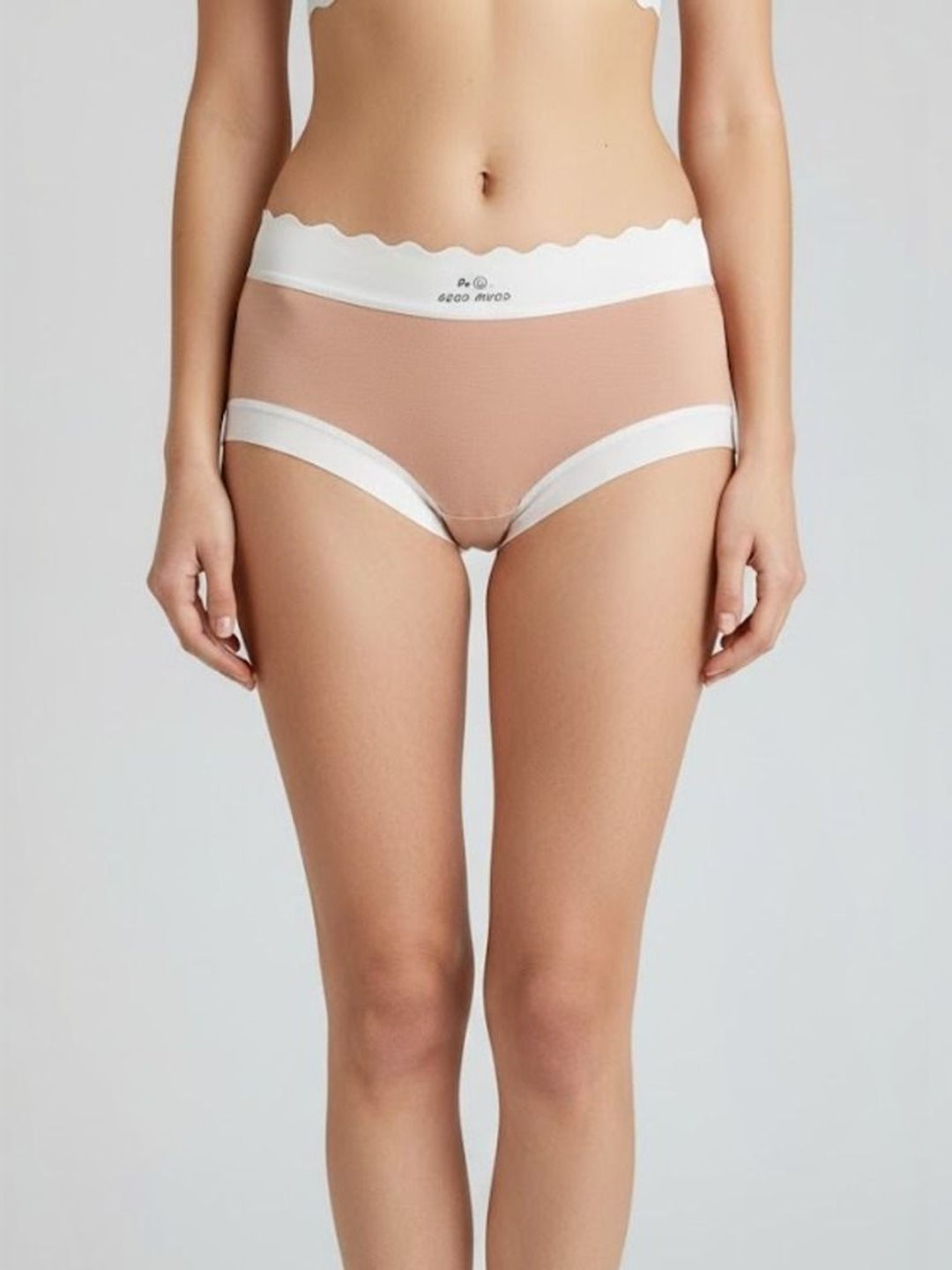 JETVELI Women Pack of 5 Colourblocked Seamless Assorted Basic Briefs-image-28