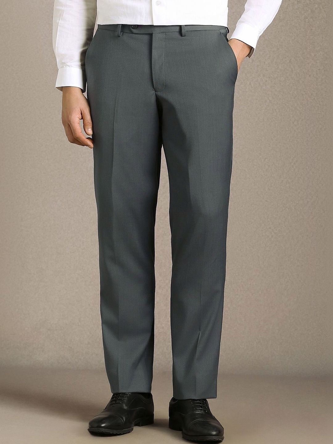 Luxure by Louis Philippe Men Slim Fit Trousers-picture-47