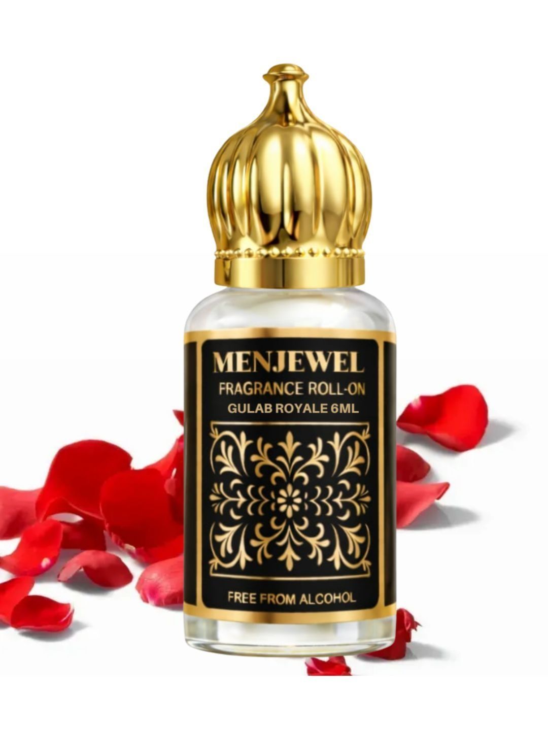 Menjewell Alcohol Free Long Lasting Gulab Royal Attar - 6ml-image-26