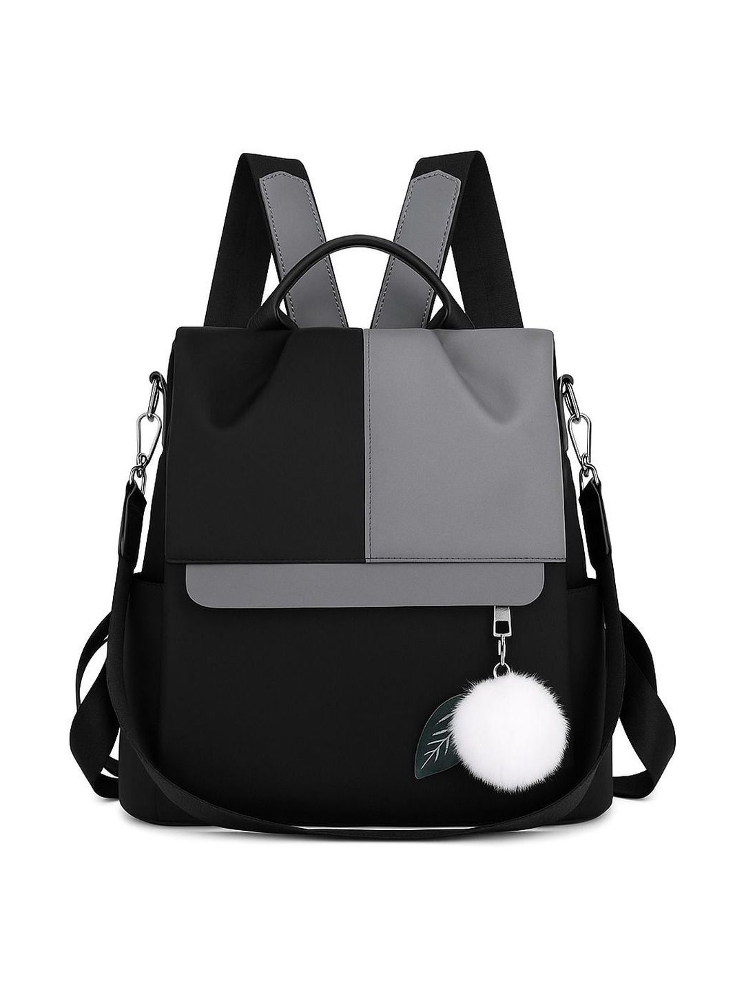 JAISOM Women Colourblocked Backpack-image-40