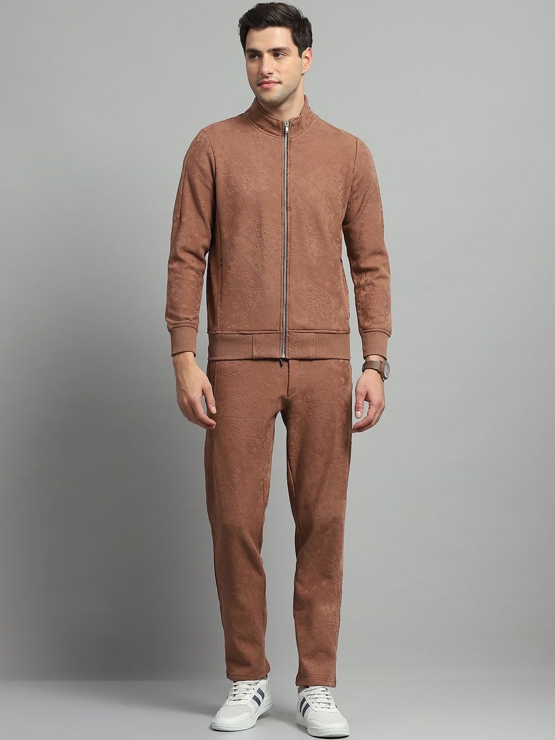 Monte Carlo Men Mock Collar Tracksuits-picture-37