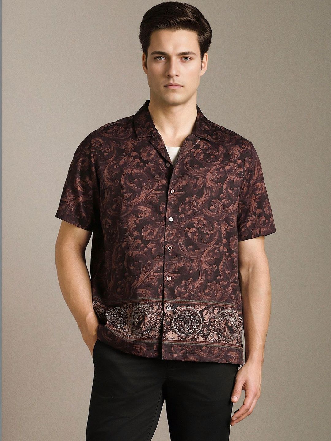 Louis Philippe Sport Men Slim Fit Printed Casual Shirt-picture-35