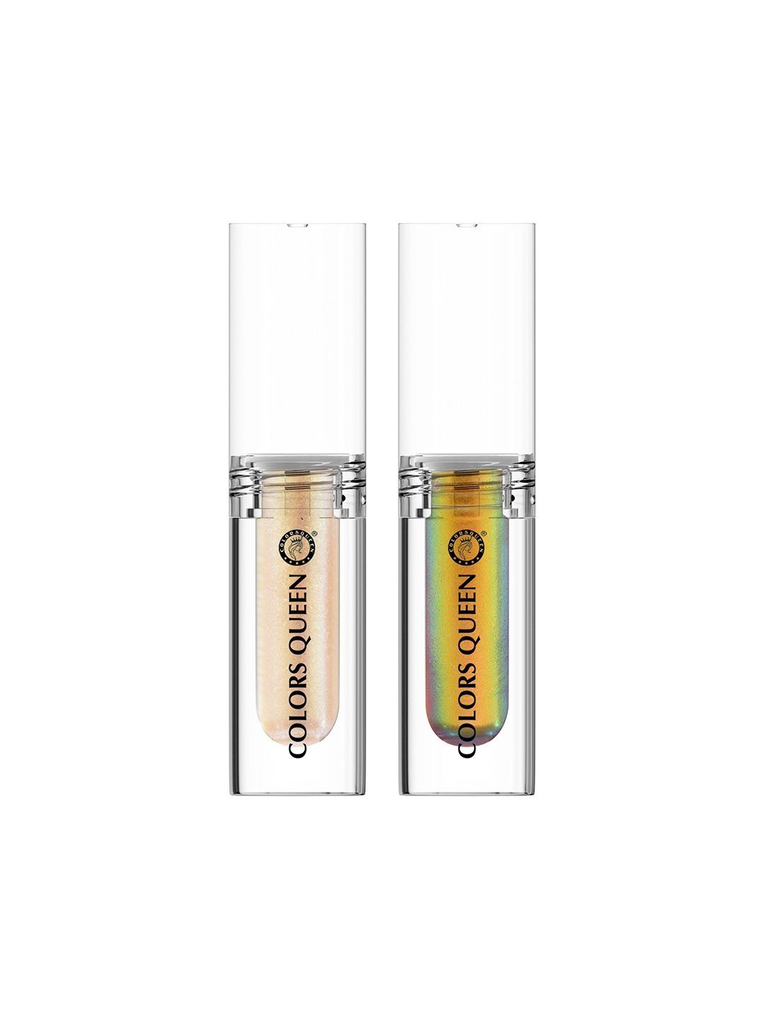Colors Queen Set Of 2 Multi Chrome Liquid Eyeshadow - 1.8 g Each - Ringed in Magic 02-picture-2