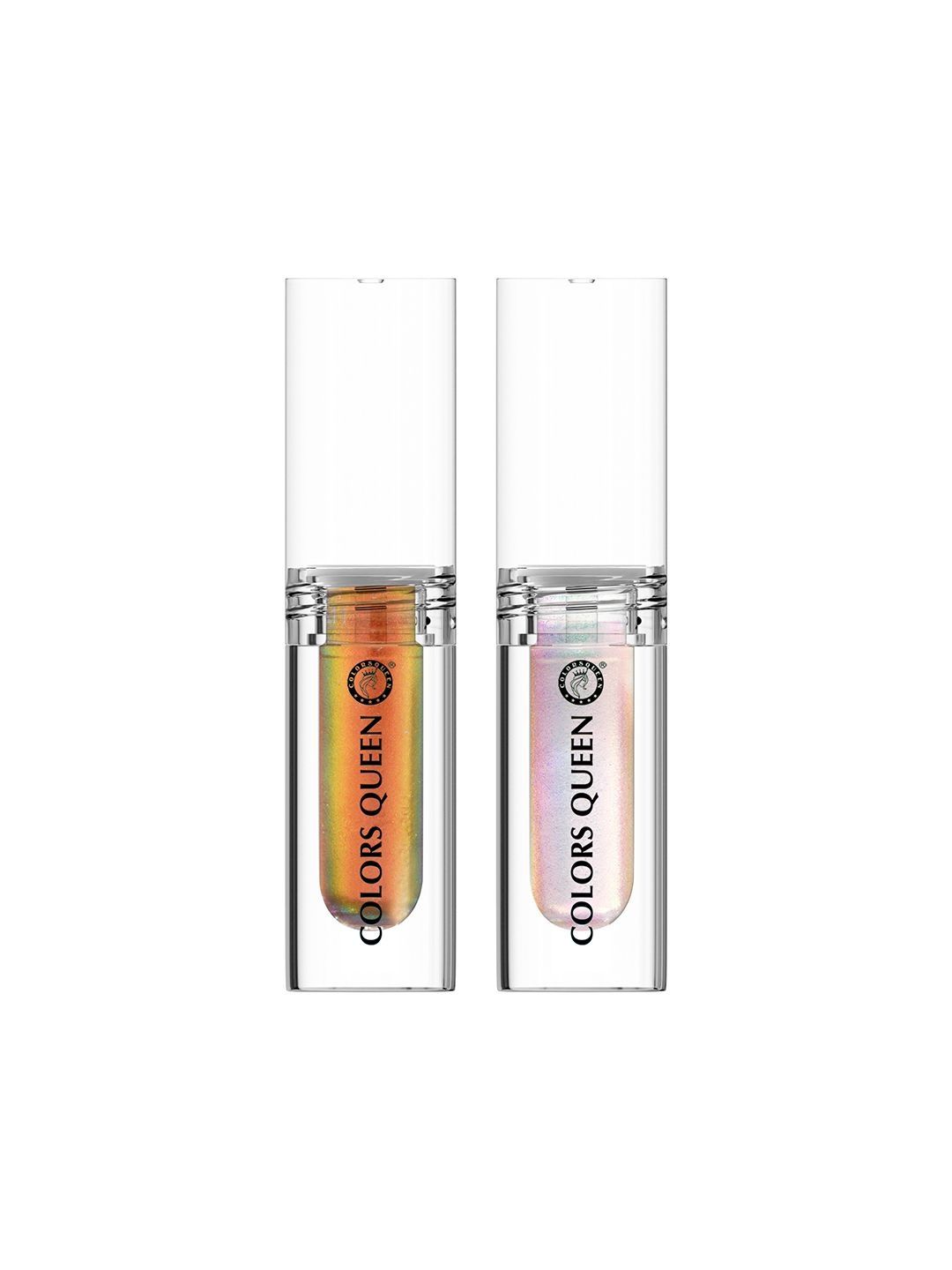 Colors Queen Set Of 2 Multi Chrome Liquid Eyeshadow - 1.8 g Each - Unicorn Gold Rush 01-picture-5