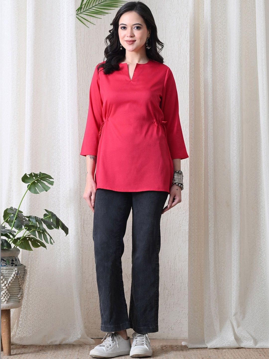 Anouk Mirage V-Neck Kurti-image-30