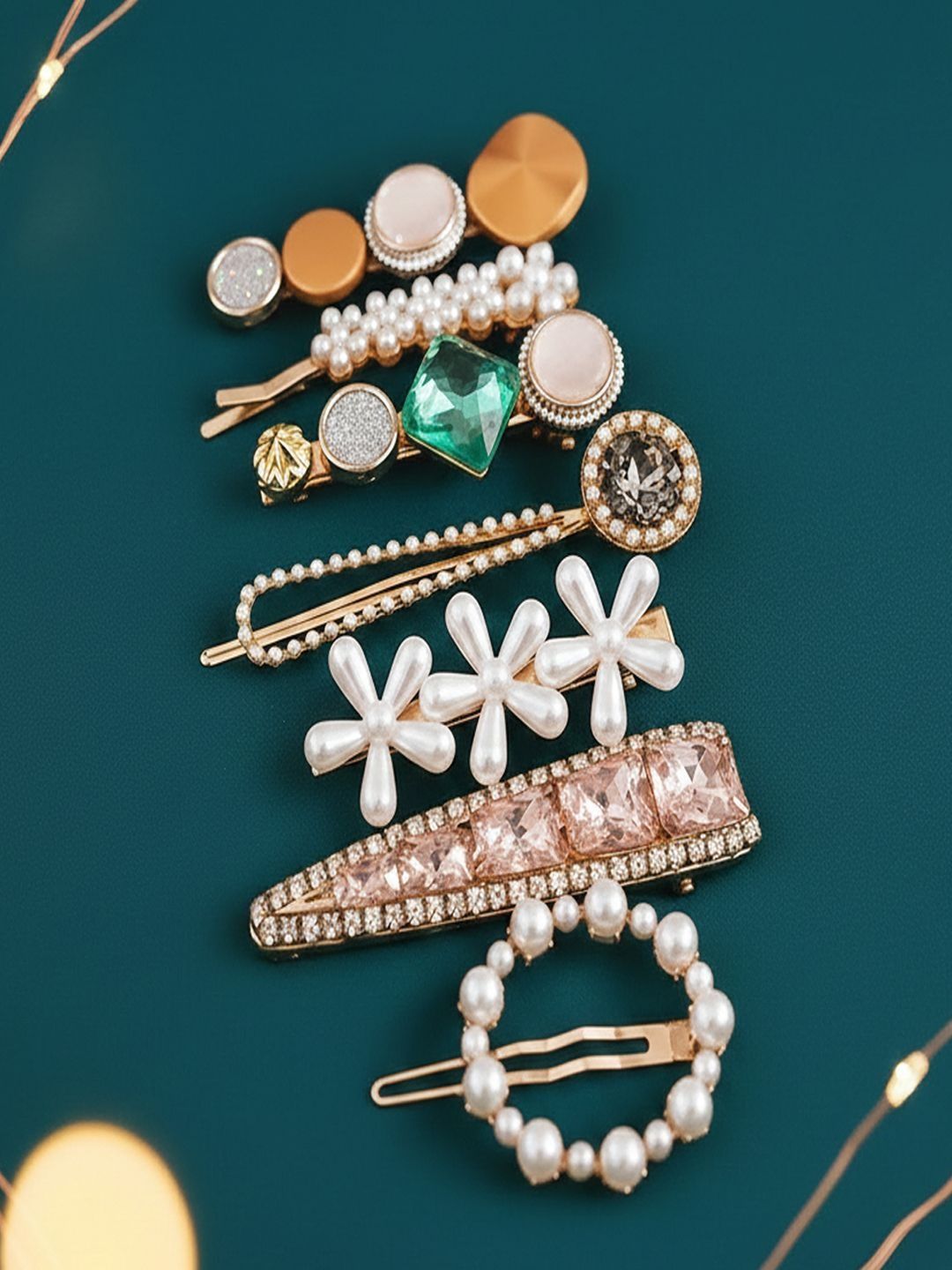 Watch junction Girls Embellished Alligator Hair Clip