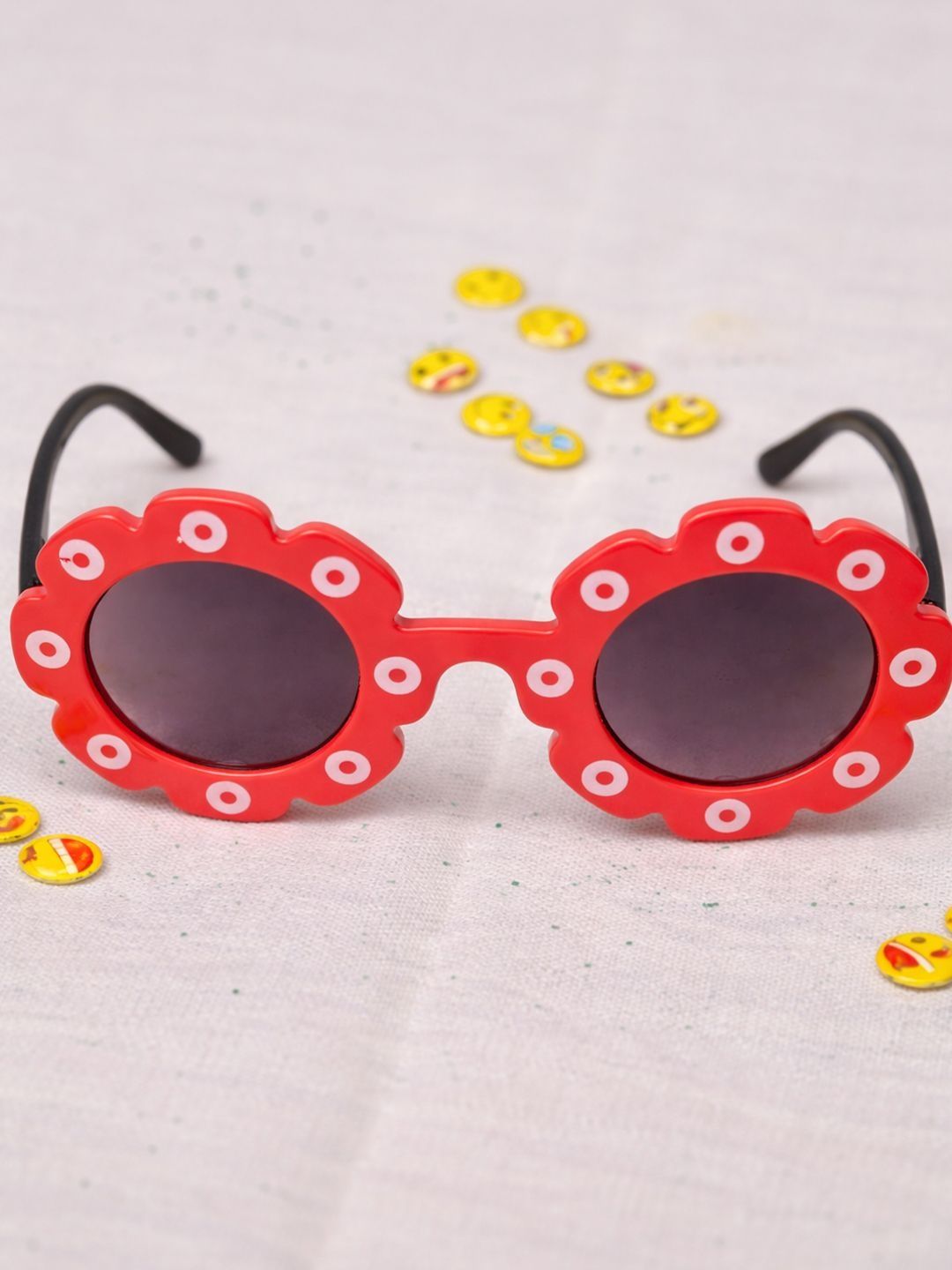 FLUID Unisex Kids Black Lens & Red Other Sunglasses with