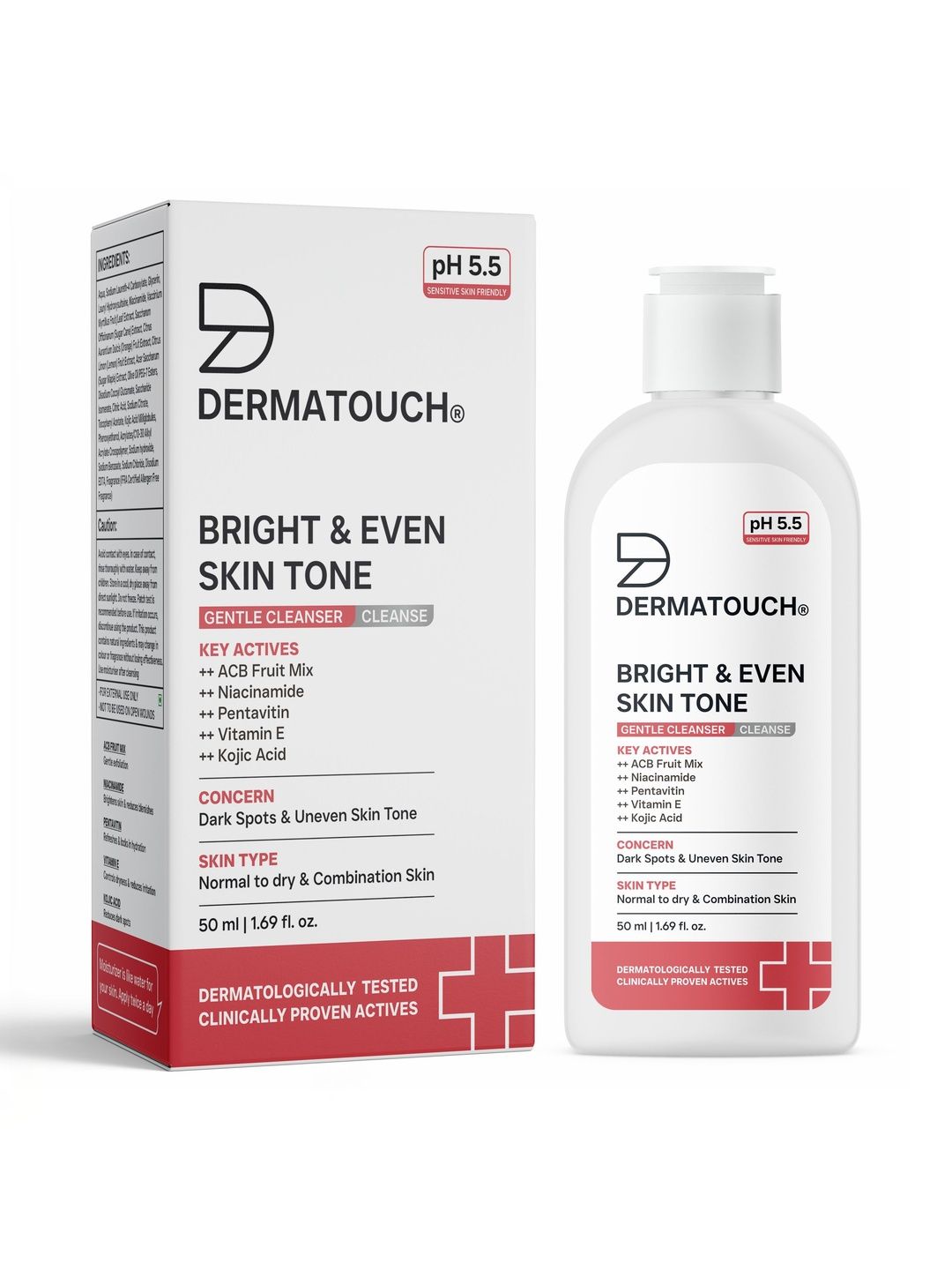 Dermatouch Bright & Even Skin Tone Dark Spots Gentle Cleanser - 50 ml-picture-31