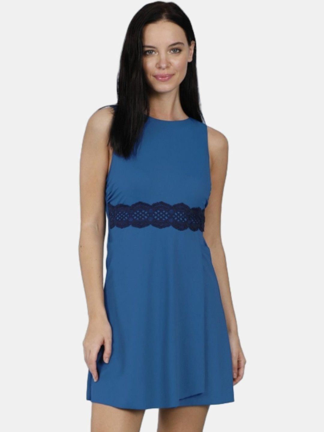 Amante Round Neck Swimming Dress Swimwear-image-32