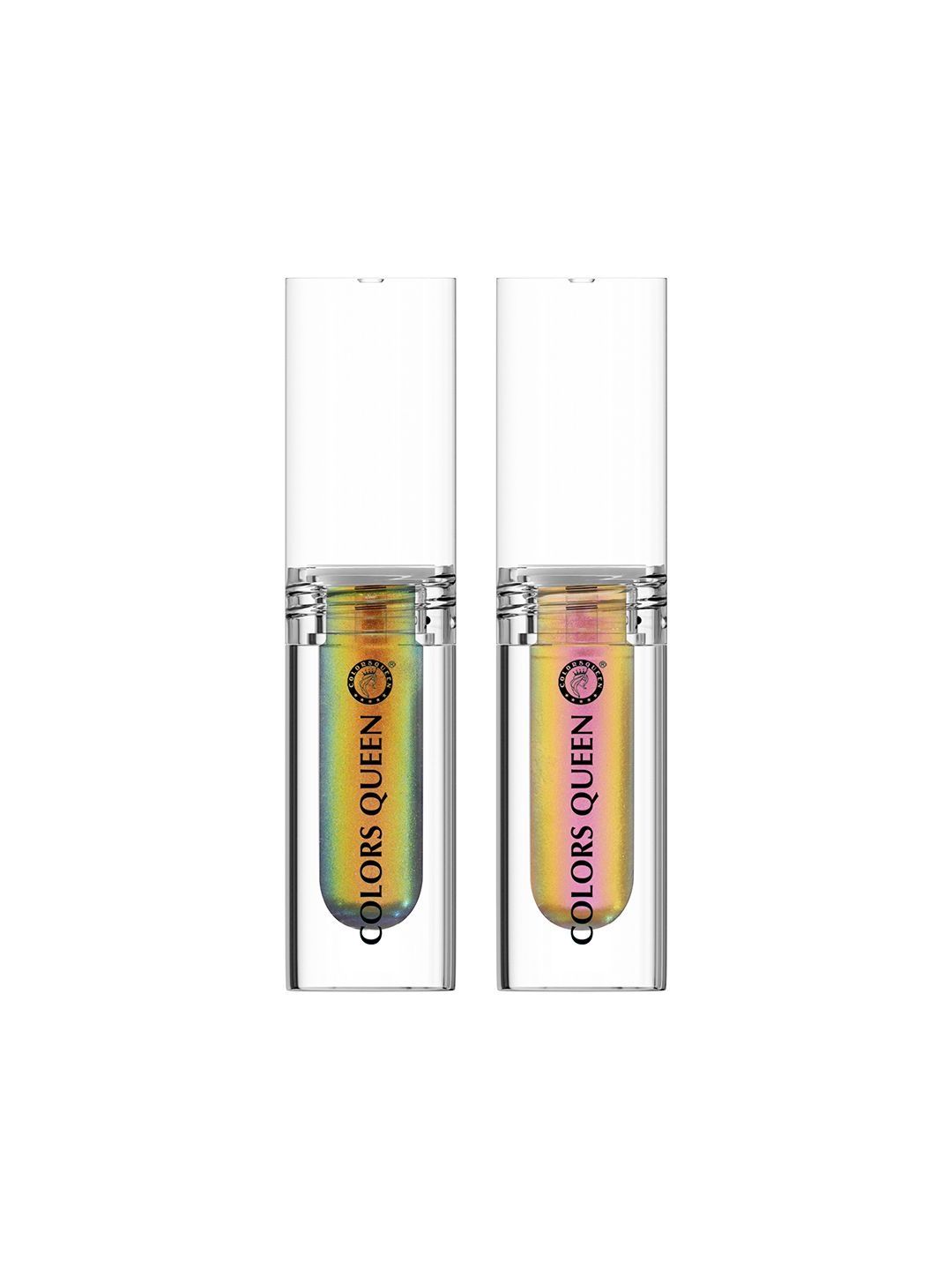 Colors Queen Set Of 2 Multi Chrome Liquid Eyeshadow - 1.8 g Each - Aurora Bling 04-image-11