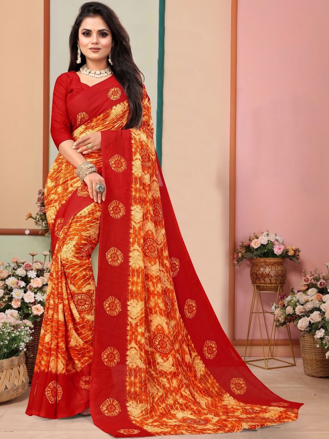 SHUBHSWAR Pure Georgette Fashion Saree-picture-20