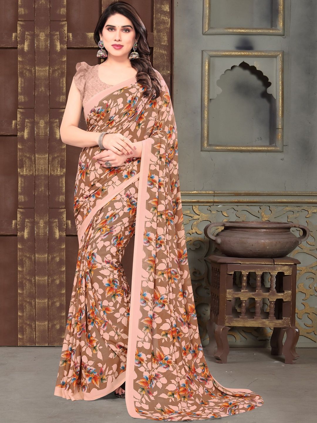 SHUBHSWAR Pure Georgette Fashion Saree-picture-35