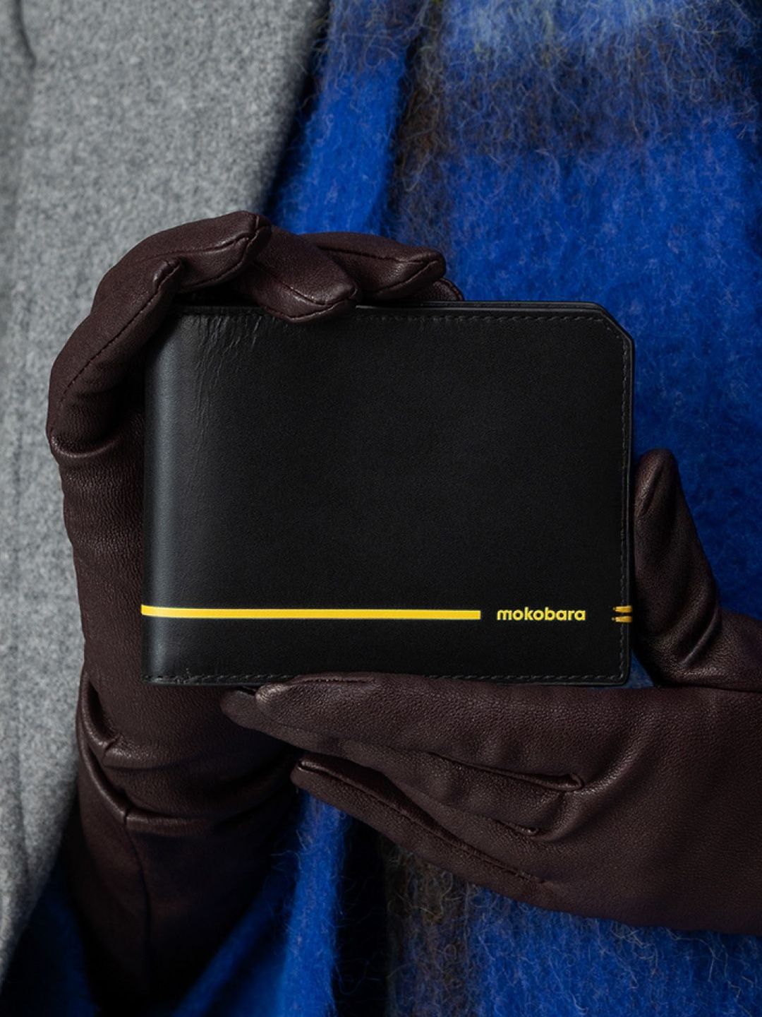 MOKOBARA Men Textured Leather Two Fold Wallet-picture-19