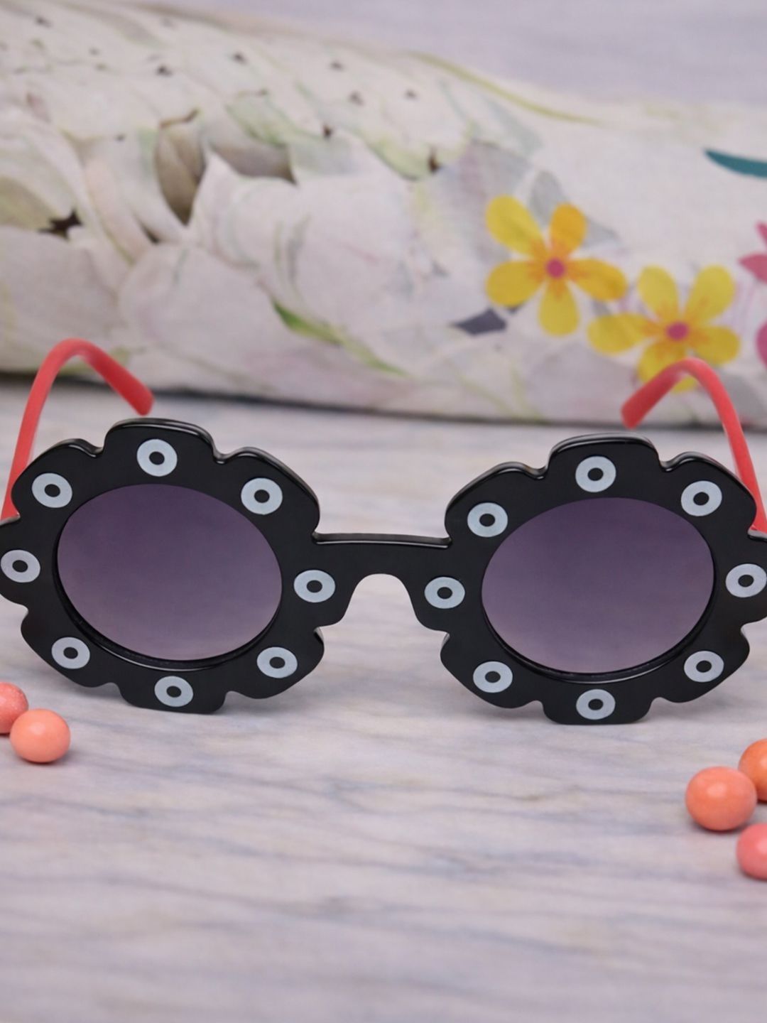 FLUID Unisex Kids Black Lens & Black Other Sunglasses with